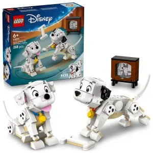 LEGO® │ Disney 43271 Szczeniaki Szczęściarz i Penny z filmu 101 Dalmatyńczyków
