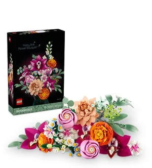 LEGO® Botanicals 10342 Piękny bukiet różowych kwiatów