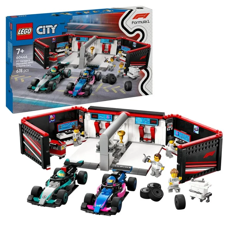 City 60444 Garaż F1® i samochody Mercedes-AMG i Alpine