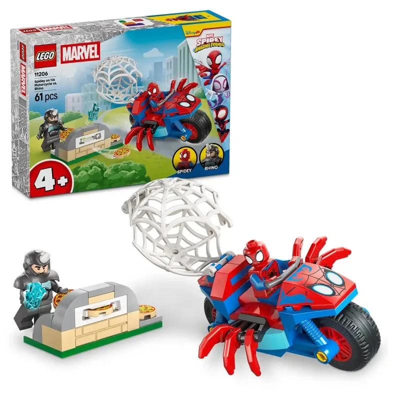 Marvel 11206 Spidey na motocyklu kontra Rhino