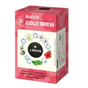 LEROS Mieszanka ziołowa Bucco Cold Brew - saszetki do zaparzania (20 x 1,5 g) - do przygotowania mrożonej herbaty