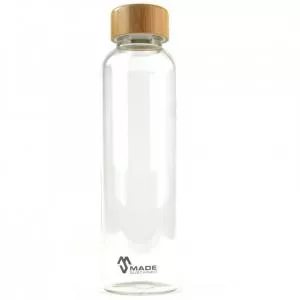 Made Sustained Szklana butelka Knight (0,55 l) - wykonana z wytrzymałego szkła borokrzemowego