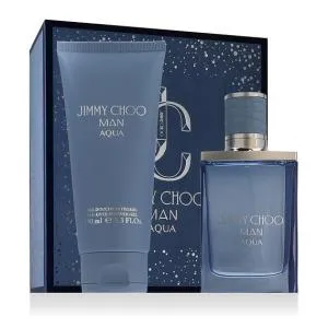 Jimmy Choo Man Aqua woda toaletowa dla mężczyzn 50 ml + SG do ciała i włosów