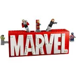 Marvel 76313 Logo MARVEL i minifigurki