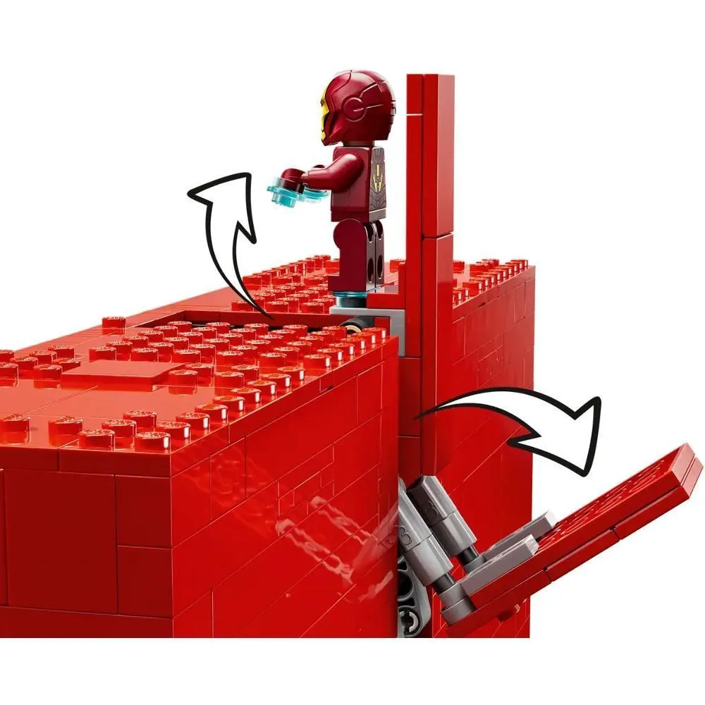 Marvel 76313 Logo MARVEL i minifigurki