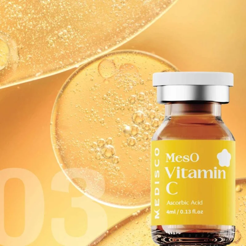 Meso Serum z witaminą C do systemu mezoterapii mikroigłowej 5 x 5 x 4 ml
