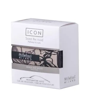 Millefiori Icon Textil Floral Vanilla and Wood zapach do auta