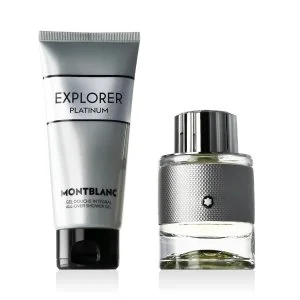 Montblanc Explorer Platinum woda perfumowana dla mężczyzn 60 ml + SG do ciała i włosów
