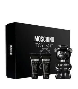 Moschino Toy Boy zestaw prezentowy dla mężczyzn woda perfumowana 50 ml + żel pod prysznic 50 ml + balsam po goleniu 50 ml