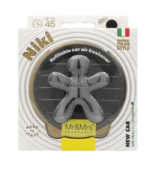 Mr&Mrs Fragrance Niki Titanium Chrome New Car zapach do samochodu
