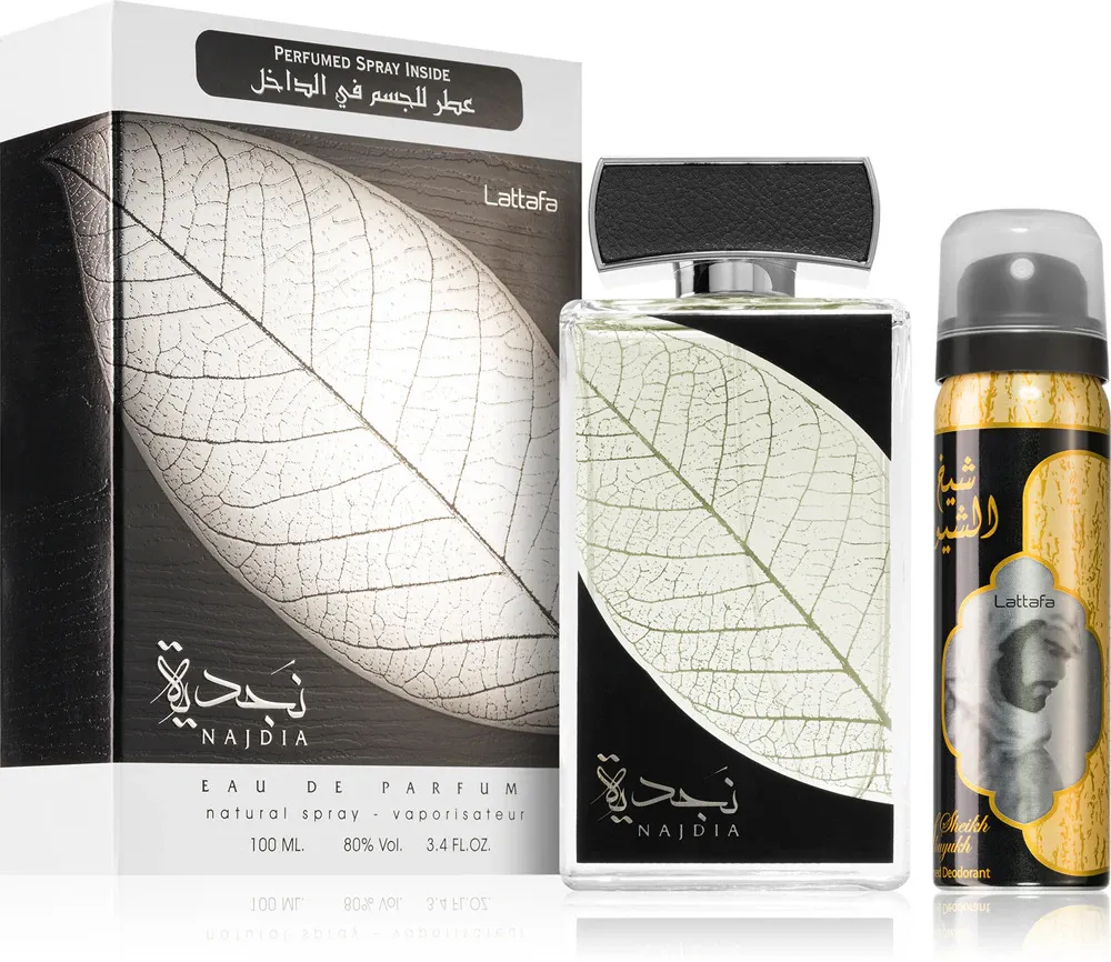 Najdia EDP 100 ml + DEO w sprayu (losowy zapach od producenta) 50 ml UNISEX 1 ks
