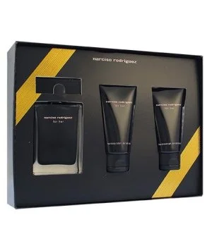 Narciso Rodriguez For Her zestaw upominkowy woda toaletowa 50 ml + balsam do ciała 50 ml + żel pod prysznic dla kobiet