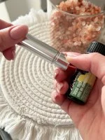 Natasha Zestaw aromaterapeutyczny z inhalatorem - Czysty umysł - świeża pomarańcza, mięta pieprzowa i rozmaryn