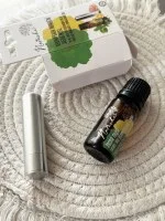 Natasha Zestaw aromaterapeutyczny z inhalatorem - Czysty umysł - świeża pomarańcza, mięta pieprzowa i rozmaryn