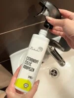 Natasha Cytrynowy środek do czyszczenia łazienek - spray (500 ml) - odpowiedni do gospodarstw domowych z twardą wodą