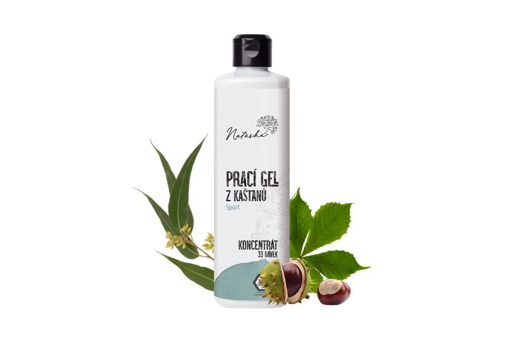 Natasha Żel do prania z kasztanów Sport - koncentrat 500 ml - 33 prania w 500 ml
