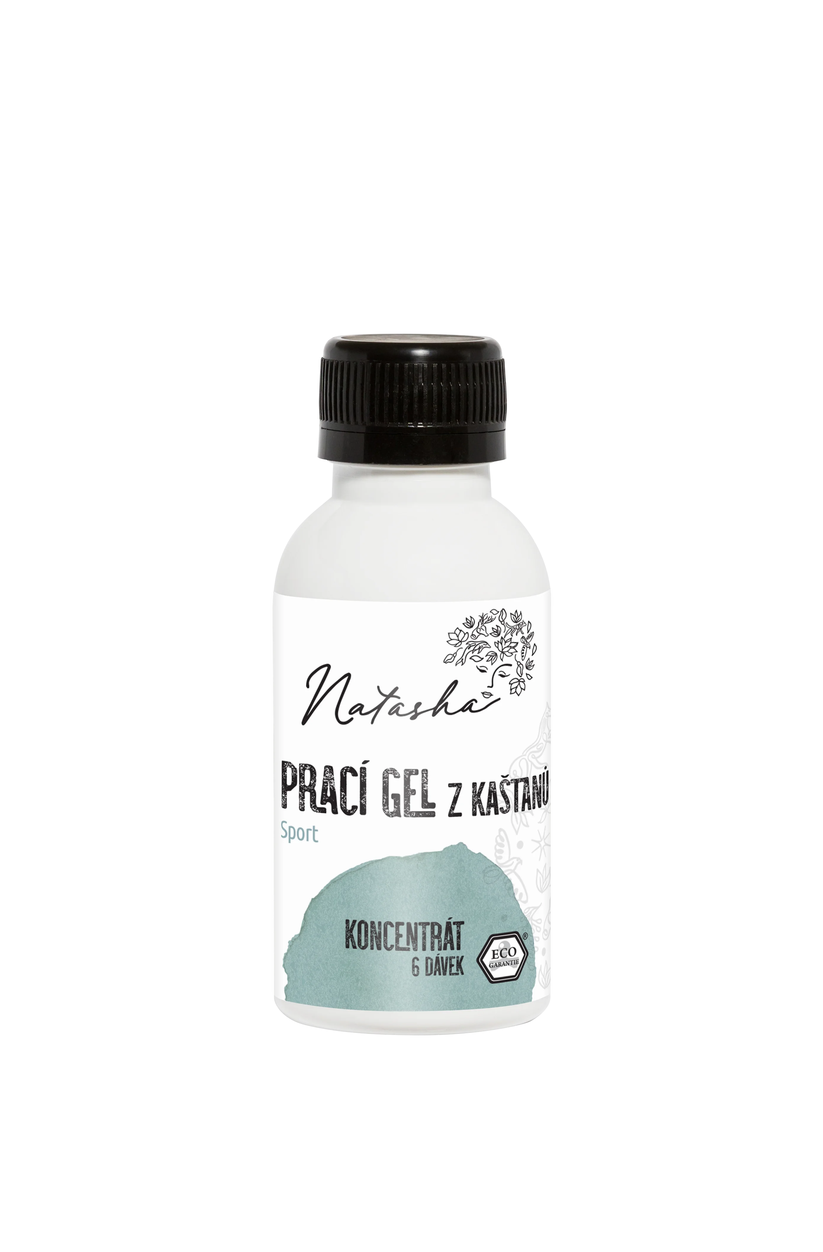Natasha Żel do prania z kasztanów Sport - koncentrat 500 ml - 33 prania w 500 ml