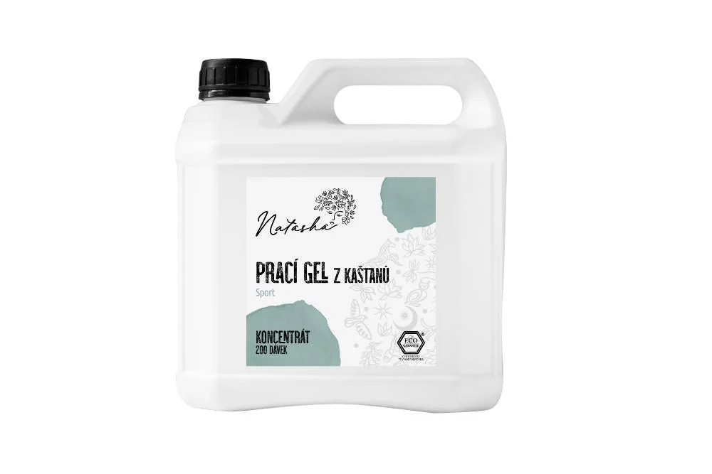 Natasha Żel do prania z kasztanów Sport - koncentrat 500 ml - 33 prania w 500 ml