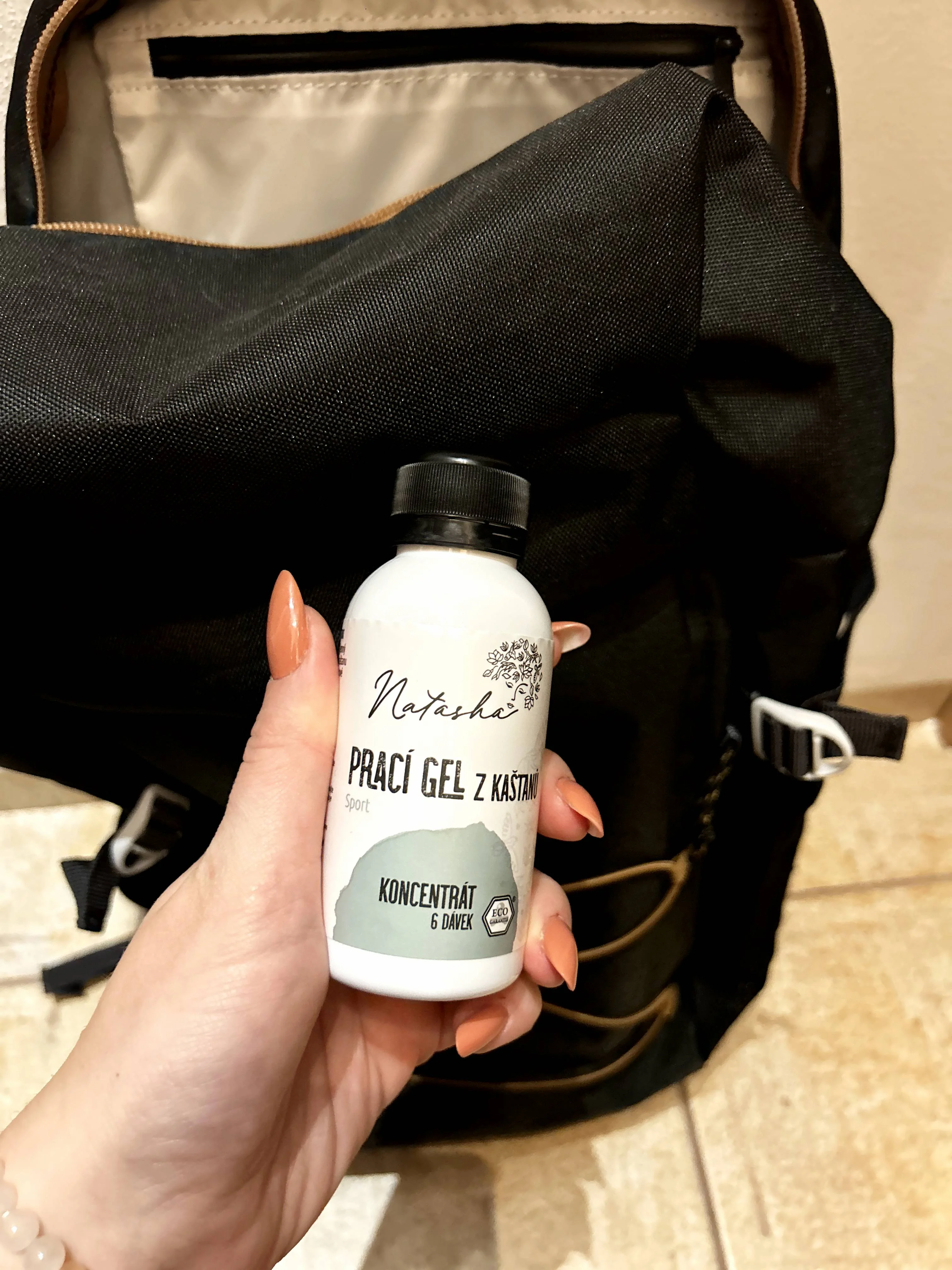 Natasha Żel do prania z kasztanów Sport - koncentrat 500 ml - 33 prania w 500 ml