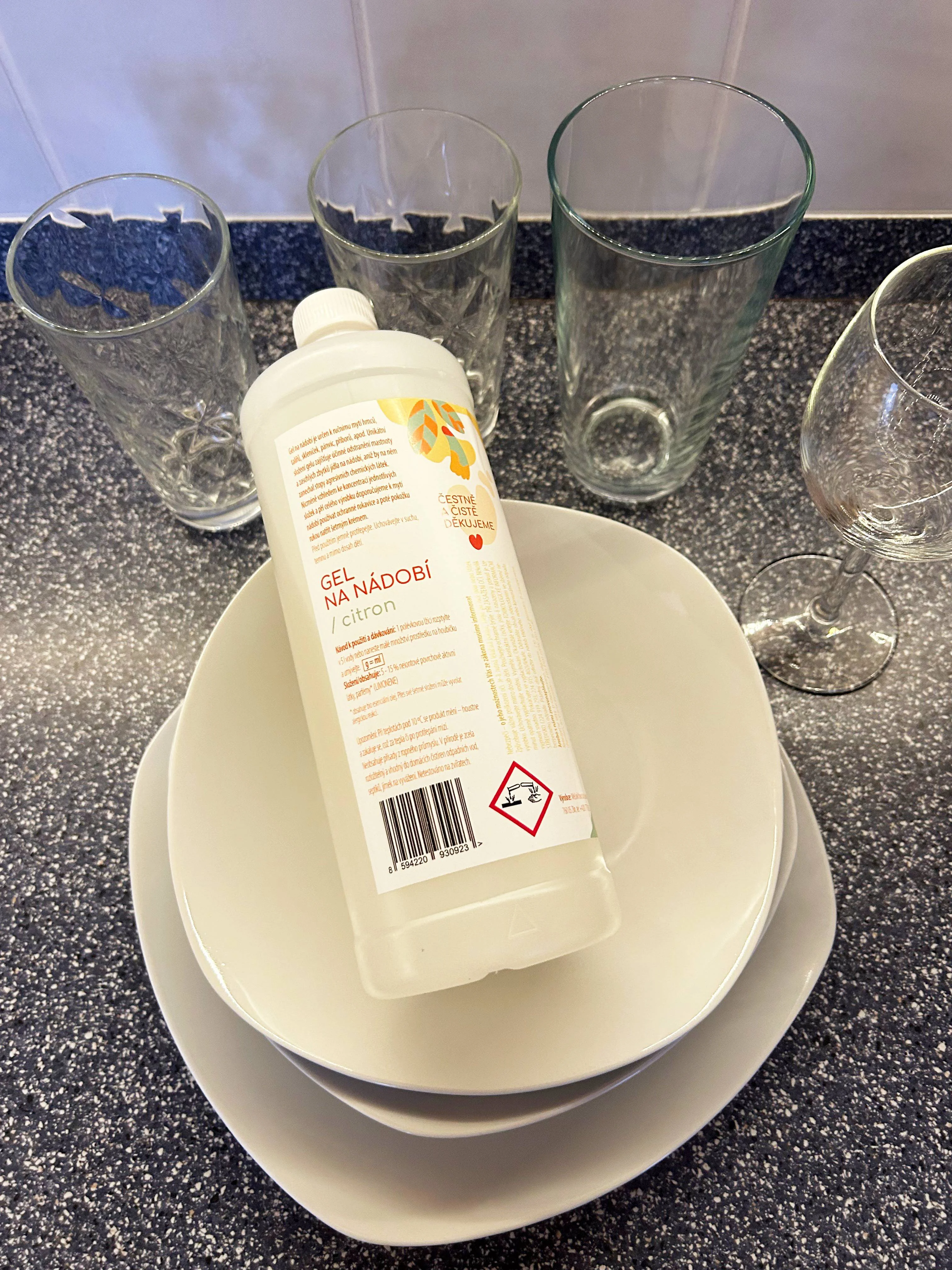 Natuty Żel do mycia naczyń o zapachu cytryny (1 l)
