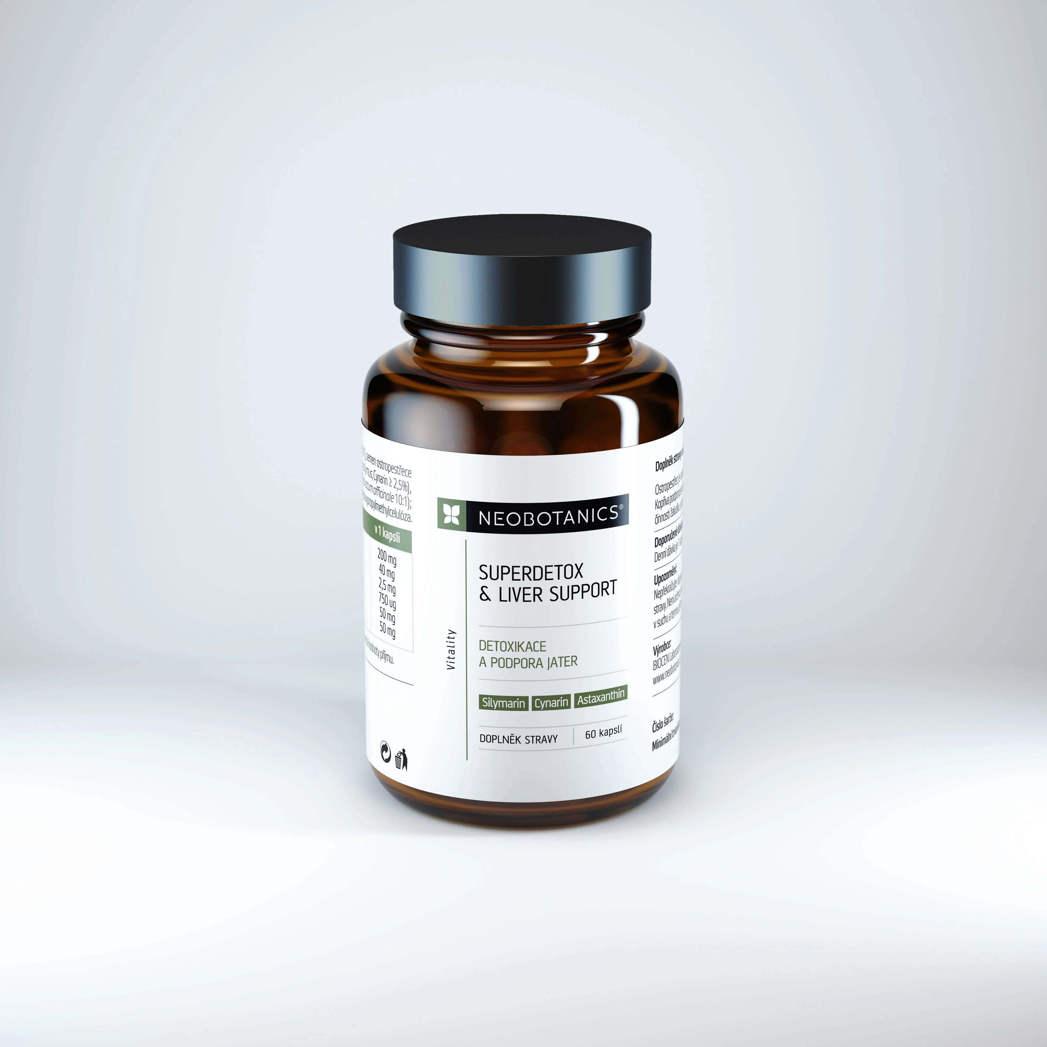 Neobotanics Superdetox & Liver Support (60 kapsułek) - detoksykacja i wsparcie wątroby