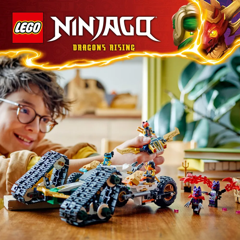 NINJAGO® 71820 Drużyna ninja i pojazd kombo