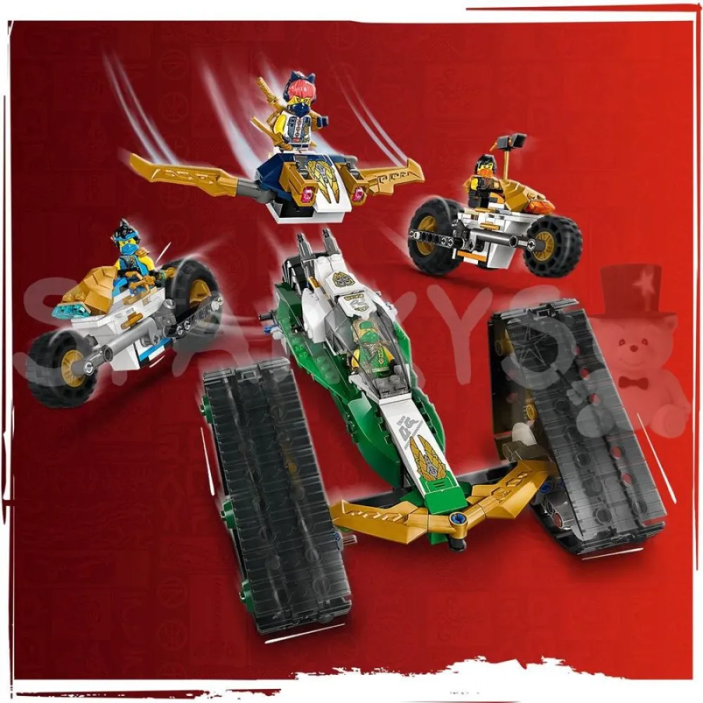 NINJAGO® 71820 Drużyna ninja i pojazd kombo