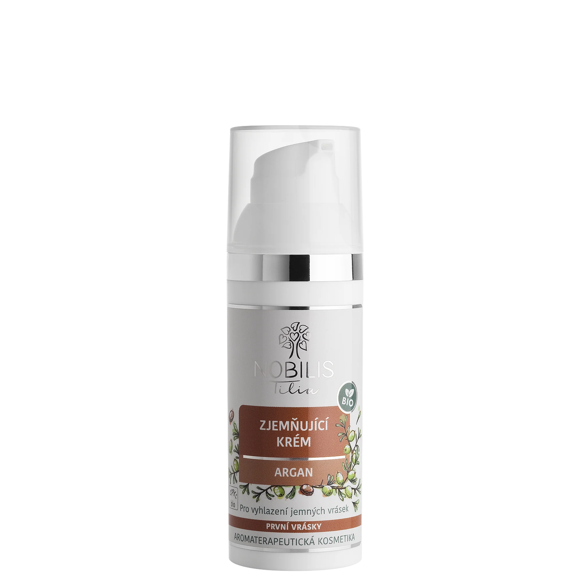 Nobilis Tilia Wygładzający krem Argan BIO 2 ml - próbka - exp. 06/2026 - ekstra porcja witalności
