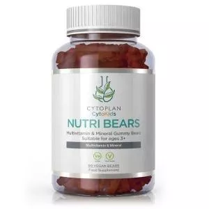 Cytoplan Nutri Bears - żelki, multiwitamina dla dzieci, truskawka 90szt