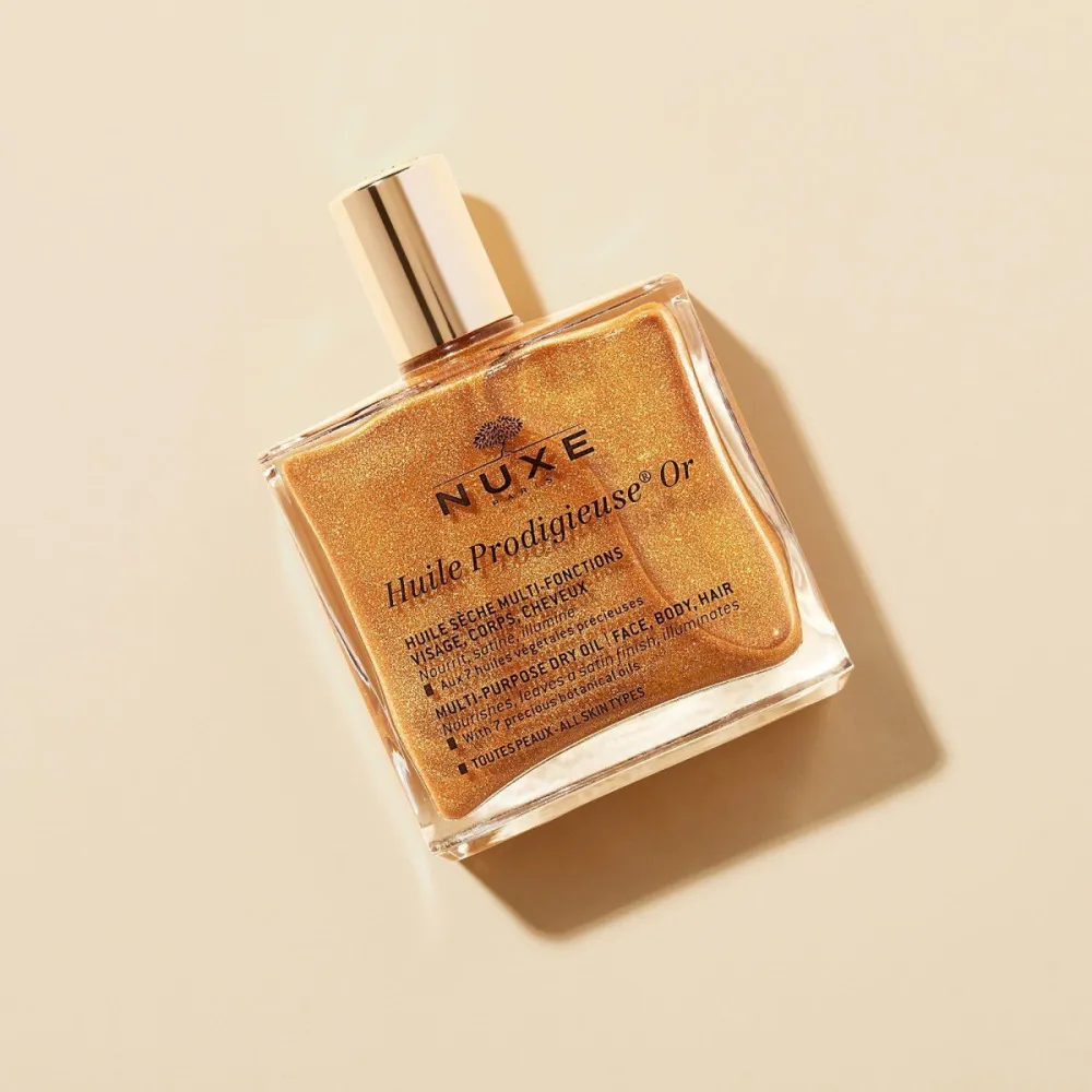 Huile Prodigieuse Or wielofunkcyjny suchy olejek rozświetlający do twarzy, ciała i włosów 100 ml
