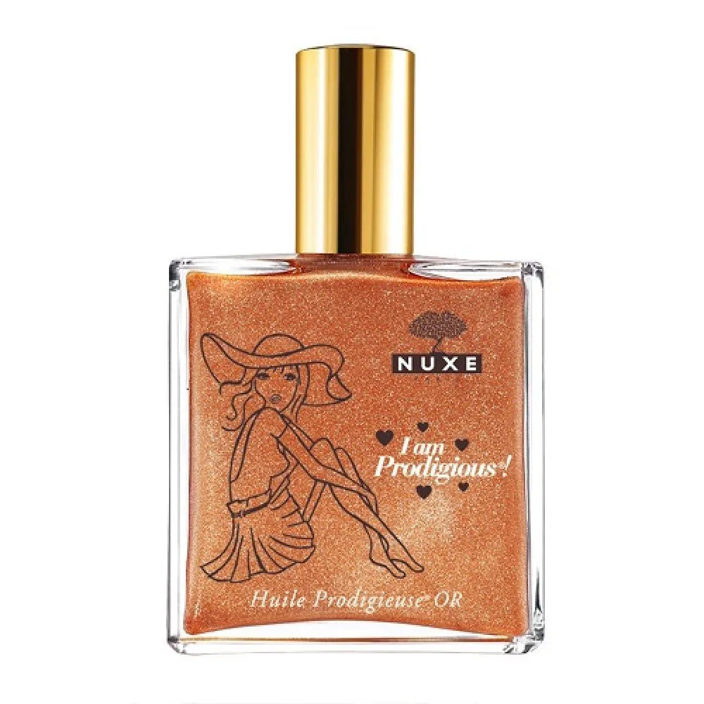 Huile Prodigieuse Or wielofunkcyjny suchy olejek rozświetlający do twarzy, ciała i włosów 100 ml