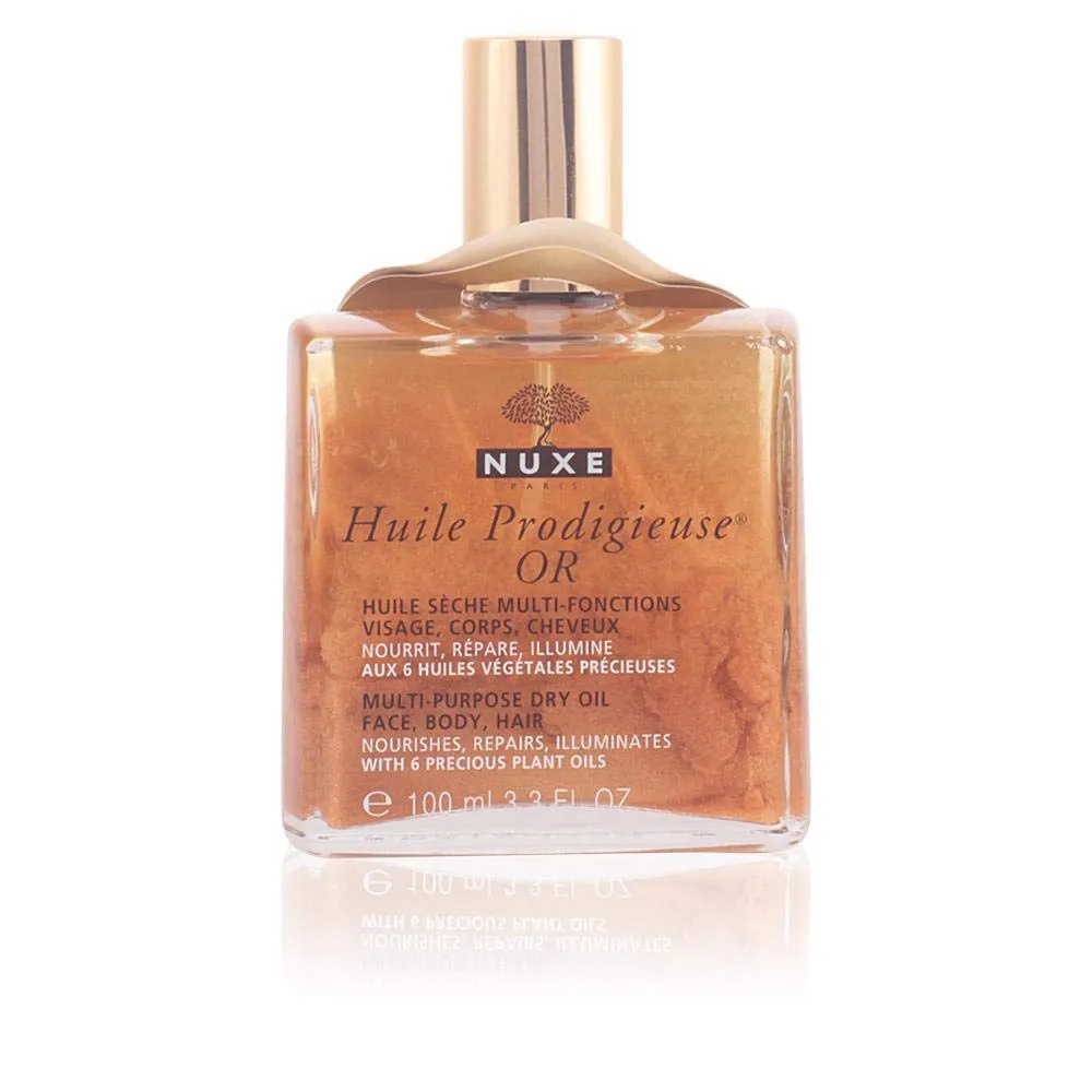 Huile Prodigieuse Or wielofunkcyjny suchy olejek rozświetlający do twarzy, ciała i włosów 100 ml