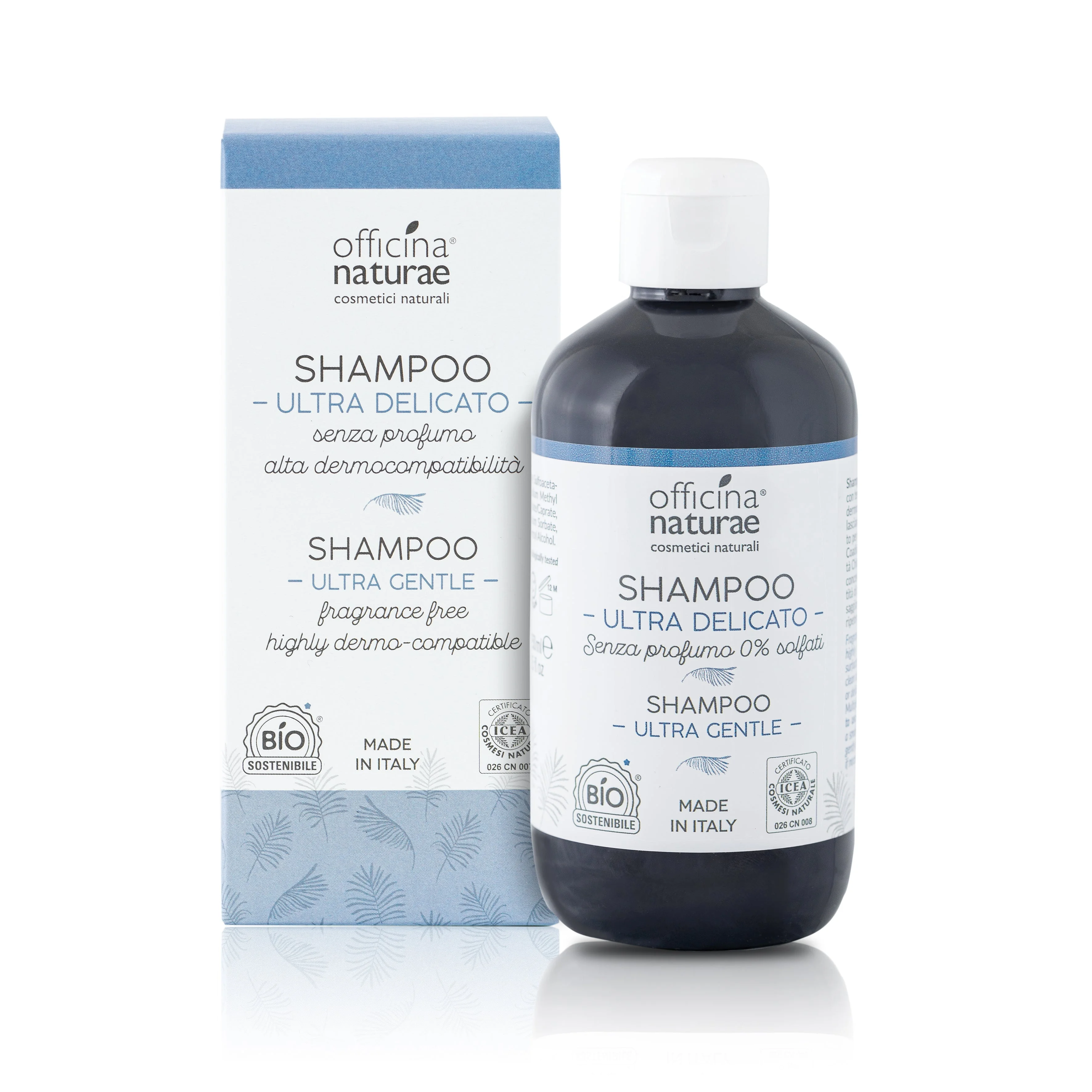 Officina Naturae Szampon do bardzo wrażliwej skóry głowy Ultra Delicato (250 ml) - odpowiedni także dla osób z MCS