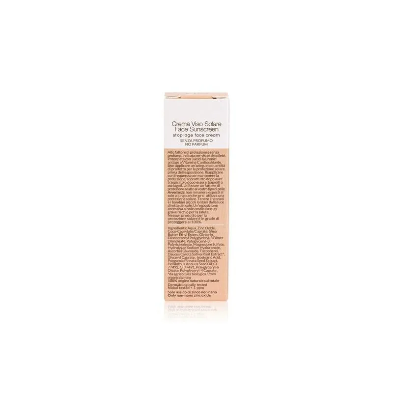 Officina Naturae Krem przeciwsłoneczny do twarzy SPF 50 - ujędrniający (30 ml) - do wszystkich rodzajów skóry