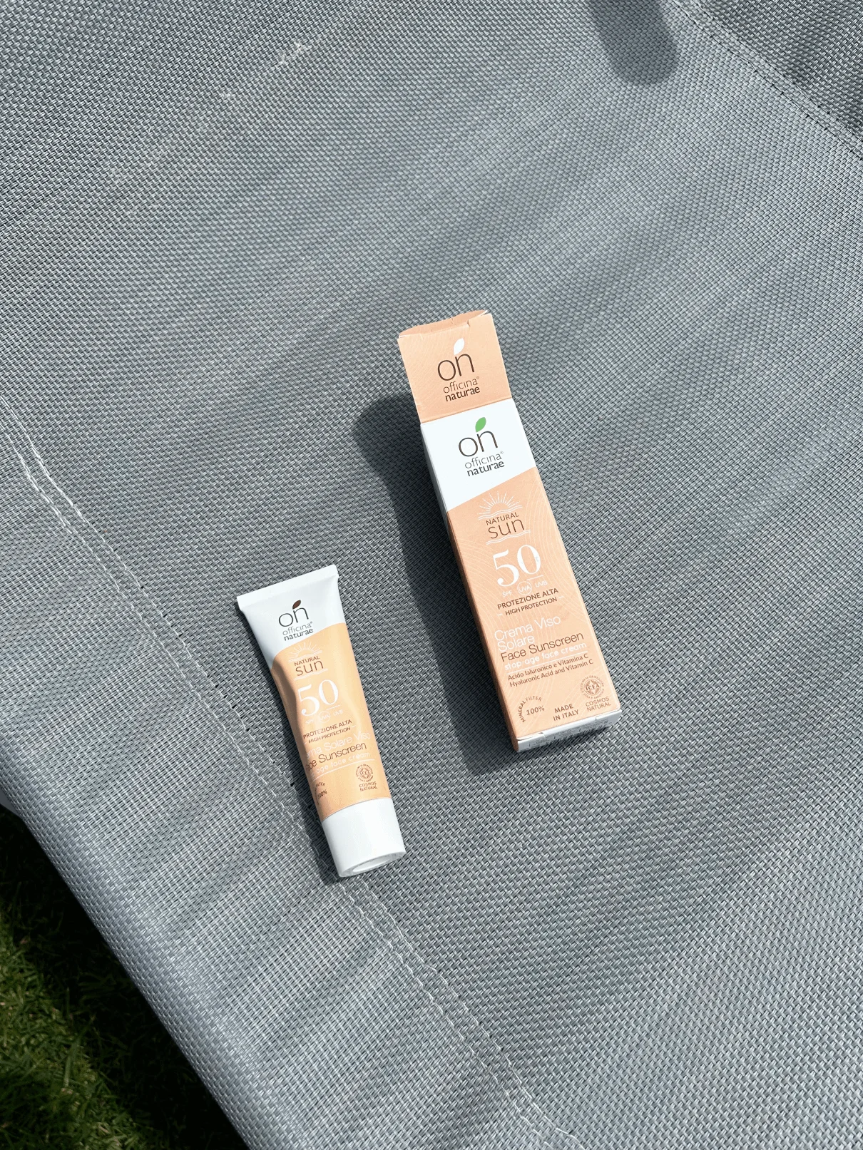 Officina Naturae Krem przeciwsłoneczny do twarzy SPF 50 - ujędrniający (30 ml) - do wszystkich rodzajów skóry