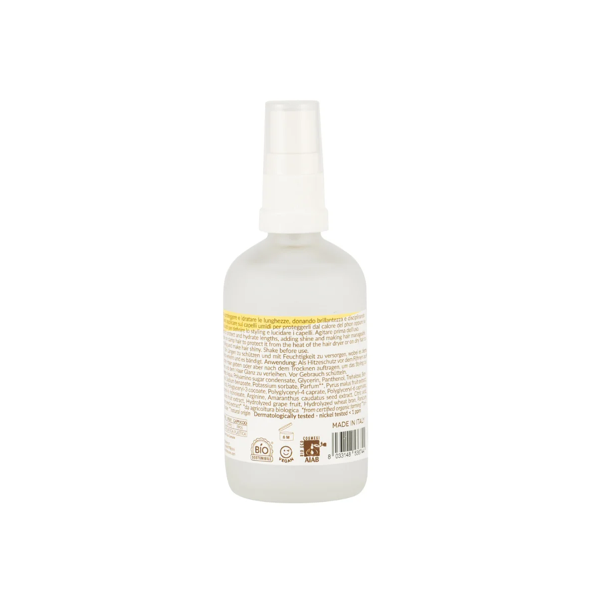 Officina Naturae Pielęgnujący spray do termoochrony włosów (100 ml) - chroni, nawilża i rozświetla włosy