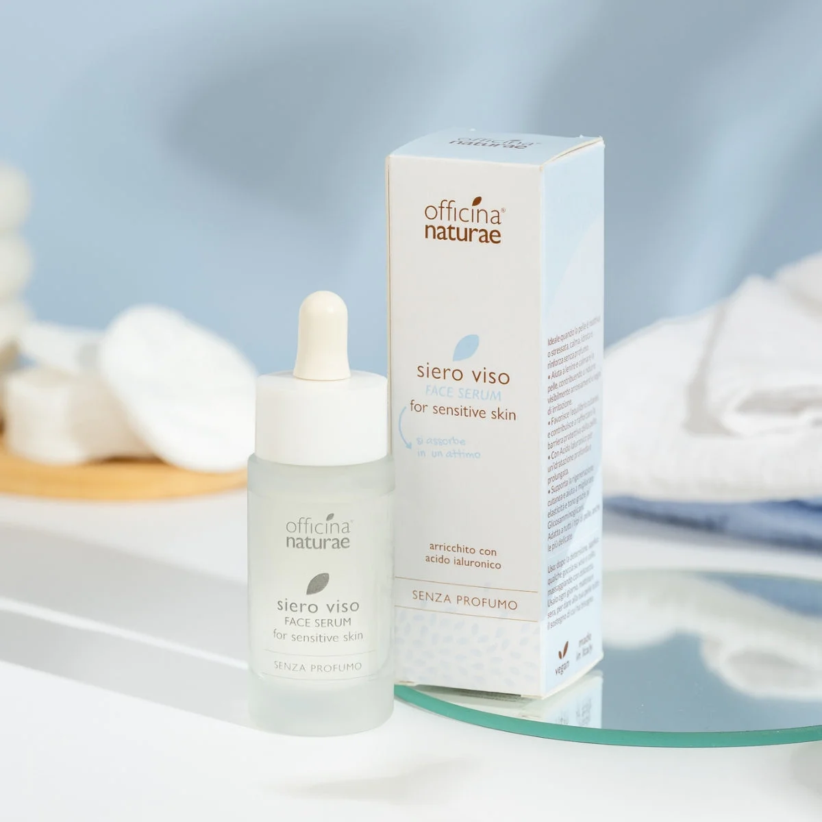 Officina Naturae Serum do twarzy dla skóry wrażliwej (30 ml) - łagodzi reaktywną skórę