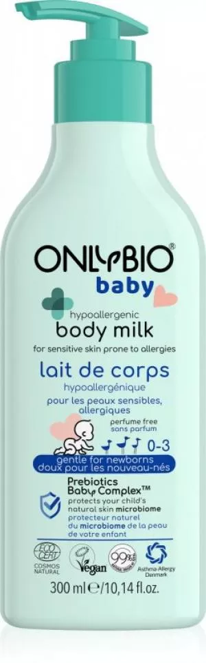 OnlyBio Hipoalergiczny balsam do ciała dla niemowląt (300 ml)