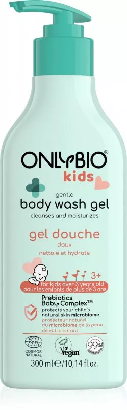 OnlyBio Łagodny żel do mycia dla dzieci od 3 lat (300 ml) - o delikatnym zapachu