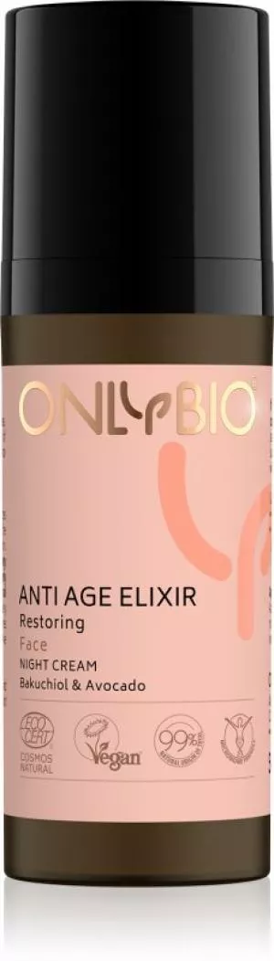 OnlyBio Anti Age Elixir Odnawiający krem na noc (50 ml)