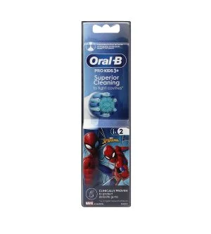 Oral-B Pro Kids 3+ Spiderman końcówki wymienne 2 szt.