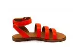 Perky Orange Croco Desert Sandal
