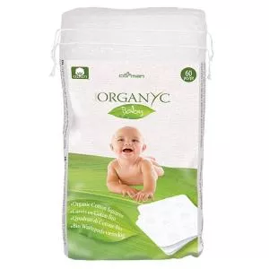Organyc Czyściki bawełniane dla dzieci (60 szt.) - 100% bawełna organiczna