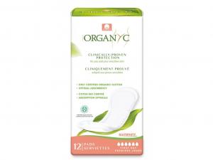 Organyc Podkłady poporodowe (12 szt.) - 100% bawełna organiczna, 6 kropli