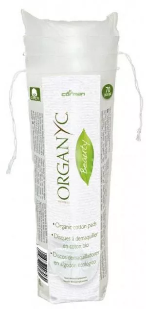 Organyc Waciki złuszczające (70 szt.) - 100% bawełna organiczna