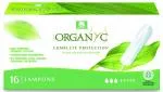 Organyc Super Tampony (16 szt.) - 100% bawełna organiczna, 3 krople