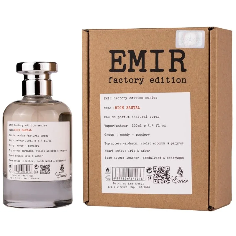 Rich Santal Emir Factory Edition woda perfumowana unisex 100 ml