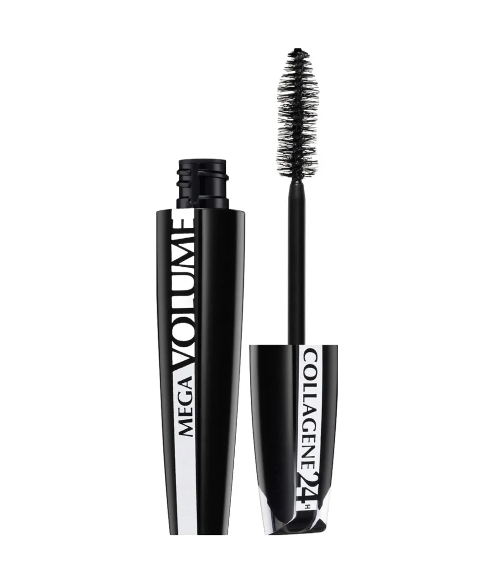 Paris Mega Volume Collagene tusz do rzęs pogrubiający Extra Black 9 ml
