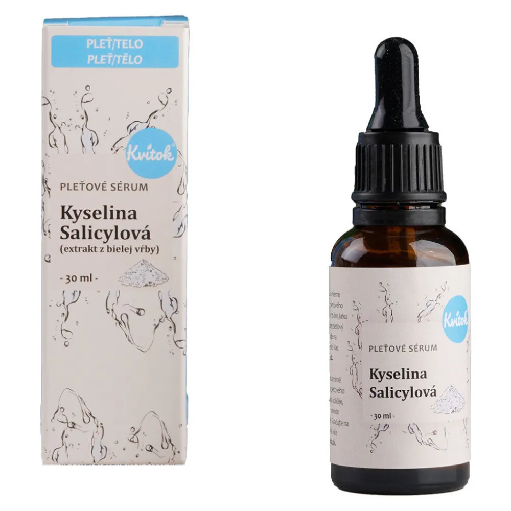 Kvitok Serum do twarzy - Salicylic Acid (30 ml) - pomaga skórze problematycznej