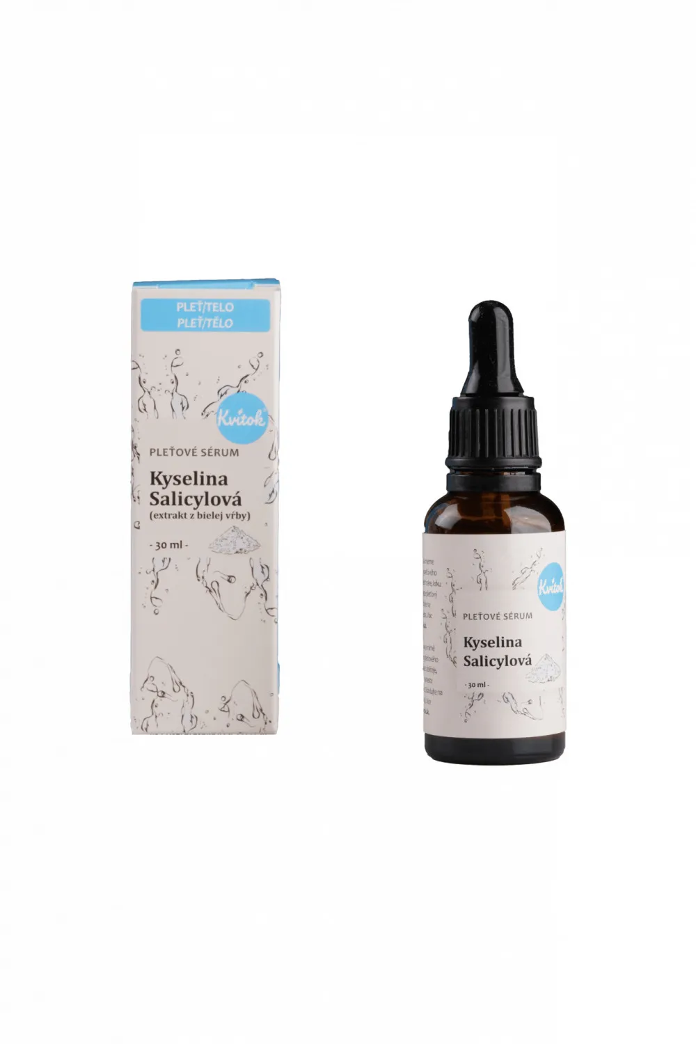 Kvitok Serum do twarzy - Salicylic Acid (30 ml) - pomaga skórze problematycznej